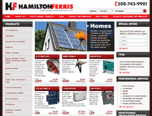 Tablet Screenshot of hamiltonferris.com